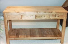 finished table
